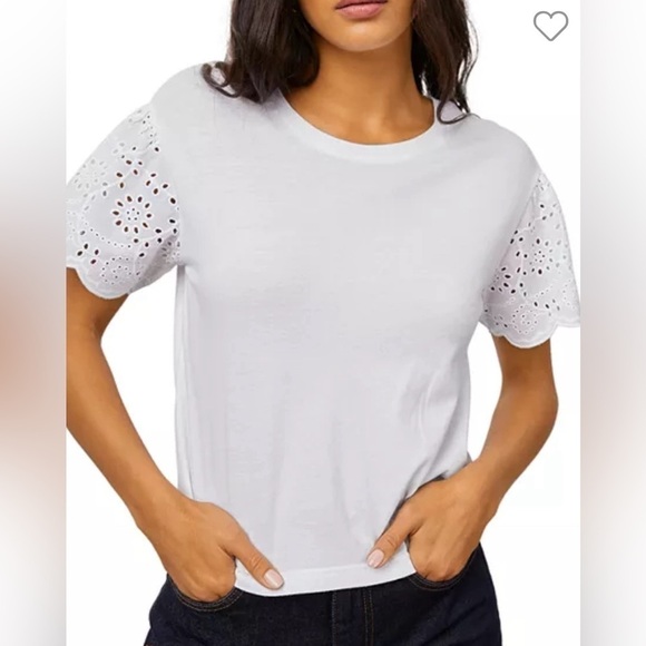 Rails Georgia Eyelet Sleeve Tee - Picture 1 of 4
